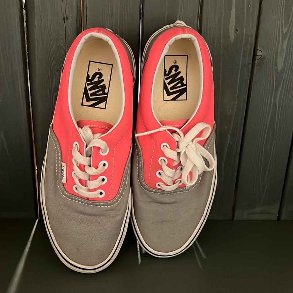 Pink n grey vans